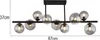 Globo Lighting Deckenleuchte Metall schwarz matt, LxBxH: Produktbild-Vorschau 4