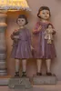 Clayre & Eef Figurine de fille 9x7x24 cm rose Polyrésine Voir les images du produit 4