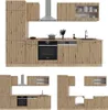 Küchenzeile Vicco R-Line Artisan-Eiche/Goldkraft Eiche 300 Produktbild-Vorschau 8