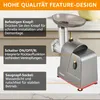 A meat grinder with feature callouts. Produktbild-Vorschau