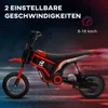 HOMCOM Detský elektrický motocykel s motorom 24 V, 350 W, Náhľad obrázku produktu 5