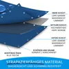 Floordirekt Telo di copertura impermeabile 140 g/m² con Anteprima dell’immagine prodotto 6