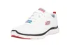 A white Skechers sneaker is shown from a side-angle on a white background. Produktbild-Vorschau
