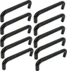10er Set schwarze Möbelgriffe 96 mm - Mattschwarz, Produktbild-Vorschau 1