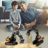 OKWISH RC auta, dálkově ovládaný bagr kovový, stavební RC Náhled obrázku produktu 11