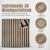 LP Projekt Holzwandpaneel 120x60cm | Modernes 3D Produktbild-Vorschau 2