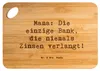 Mr. & Mrs. Panda Schneidebrett Spruch Mutter Bank - Produktbild-Vorschau 1