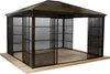 SOJAG Castel 12x14 pawilon z moskitierą 410 x 345 cm brąz Podgląd zdjęcia produktu 18
