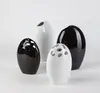 Wazon 'Egg' (18,5x11x27,5cm), czarny Podgląd zdjęcia produktu 2