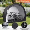 Garage per biciclette COSTWAY per 2 biciclette, tenda per Anteprima dell’immagine prodotto 6