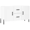 vidaXL Kredens biały 100x36x60 cm Materiał drewnopochodny Podgląd zdjęcia produktu 2