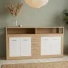 MENZZO Buffet contemporain L190cm 4 portes er 4 tiroirs Voir les images du produit 3
