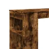 vidaXL Barový stůl s policí Smoked Oak 102x50x103,5 cm Náhled obrázku produktu 7