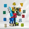 ASKSA Počet robotů Transformer Toys, 9 digitálních symbolů Náhled obrázku produktu 6