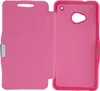 Handyhülle Tasche für HTC One / M7 pink gebürstet Produktbild-Vorschau 2