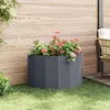 vidaXL Fioriera antracite 90 x 45 x 50 cm in acciaio Anteprima dell’immagine prodotto 4
