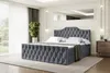 ALTDECOR Boxspringbett mit Fußteil, H4 Matratze und Topper Produktbild-Vorschau 1