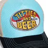 King Kerosin Trucker Cap «Titties And Beer» türkis Produktbild-Vorschau 5