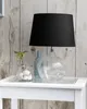 BELIANI stolní lampa Průhledná černé sklo 45 cm kulatá Náhled obrázku produktu 2