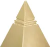 Mauro Ferretti Skulptur Pyramide Gold 11,5x11,5x15,5 cm Produktbild-Vorschau 2