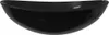 vidaXL Lavabo in vetro temperato 54,5x35x15,5 cm nero Anteprima dell’immagine prodotto 3