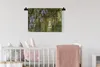 MuchoWow® Wandteppich Wandbehang Glyzinie in einem Produktbild-Vorschau 2