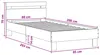 vidaXL bedframes met LED-verlichting, Sonoma-eikenfineer, Productafbeelding-voorbeeld 8