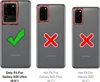 Three phone backs showing compatibility with different Samsung Galaxy models. Produktbild-Vorschau