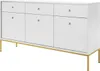 MIRJAN24 Kommode Mono Gold MKSZ154 Sideboard mit 3 Türen Produktbild-Vorschau 4