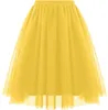 ASKSA Damen Tuellrock 50Er Rock Retro Ballet Tanzrock 3 Produktbild-Vorschau 1