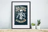 MuchoWow® MuchoWow® Gerahmtes Poster Kampfsport - Skelett - Produktbild-Vorschau 4