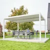 Pergola bioclimatica 3x4m in alluminio e acciaio, lamelle Anteprima dell’immagine prodotto 4