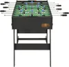 vidaXL Table de baby-foot pliante 121 x 61 x 80 cm Noir Voir les images du produit 2