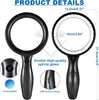 Leselupe, 60x/30x, 33-LED-Lupe mit Licht, Produktbild-Vorschau 2