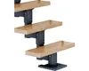 Pertura Mittelholmtreppe Spiros Eiche Leimholz Anthrazit Produktbild-Vorschau 2