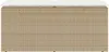 vidaXL Banc de jardin avec coussins Beige 110x40x44 cm Poly Voir les images du produit 3