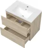 Waschtisch mit Unterschrank 60cm Alast Badmöbel Set Eiche Produktbild-Vorschau 2