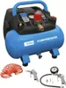 GÜde Druckluft Kompressor Airpower 190/08/6 Liter ölfrei Teilig Güde Zubehör 50089 Druckluftkompressor Kolbenkompressor Tragbar Mobil Ölfrei Schlauch Inkl. Elektrisch Kompakt Mini Klein 6-tlg. Luftkompressor 230v Reifenfüller Produktbild-Vorschau