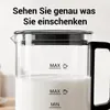 Olvy Elektrischer Milchaufschäumer aus Glas 4-in-1, 500 W, Produktbild-Vorschau 8