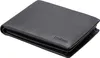 A black leather wallet is shown from a slightly elevated angle on a white background. Produktbild-Vorschau