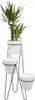 Blumenständer, Dreifaches Blumenbeet Modern Metall, Loft, Produktbild-Vorschau 5
