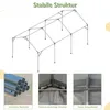 Carport Zelt 3x6m – mobiler Schuppen & Winterfestes Produktbild-Vorschau 3
