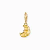 Charm pendentif croissant doré Voir les images du produit 1