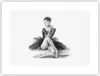 Poster - Poster ohne Rahmen - Ballerina Zeichnung Bleistift Produktbild-Vorschau 1