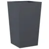 vidaXL Fioriera antracite 45x45x75 cm in acciaio Anteprima dell’immagine prodotto 1