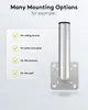 Goobay 67300 Aluminium Support mural pour parabole SAT, Voir les images du produit 6