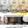 XMTECH Stropný ventilátor so svetlom a diaľkovým ovládaním Náhľad obrázku produktu 6