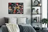 MuchoWow® Gerahmtes Poster Kunst - Blumen - Collage 80x60 Produktbild-Vorschau 5