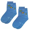 Kinder Socken 2-er Pack aus Baumwolle Happy Fishes Produktbild-Vorschau 2
