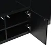 Merax dressoir met LED-verlichting, commode met 2 lades en Productafbeelding-voorbeeld 10
